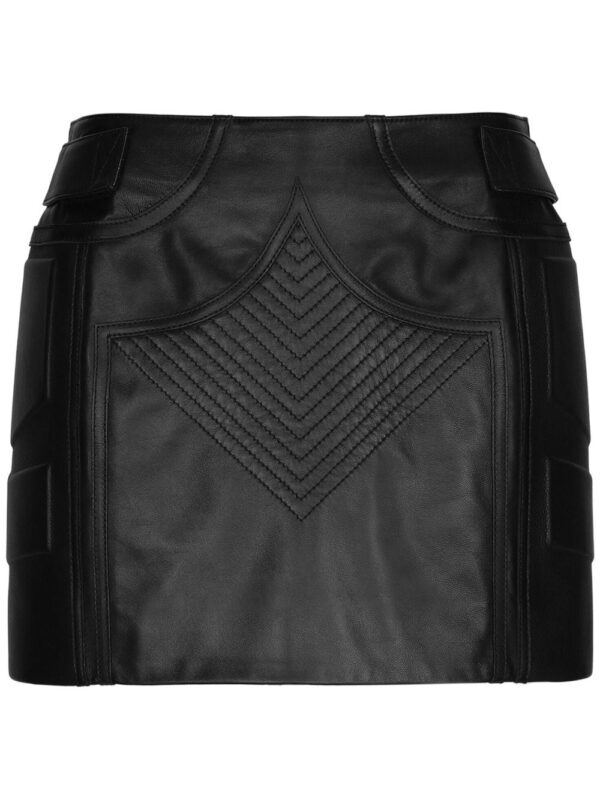 Dolce & Gabbana  mid-rise nappa miniskirt