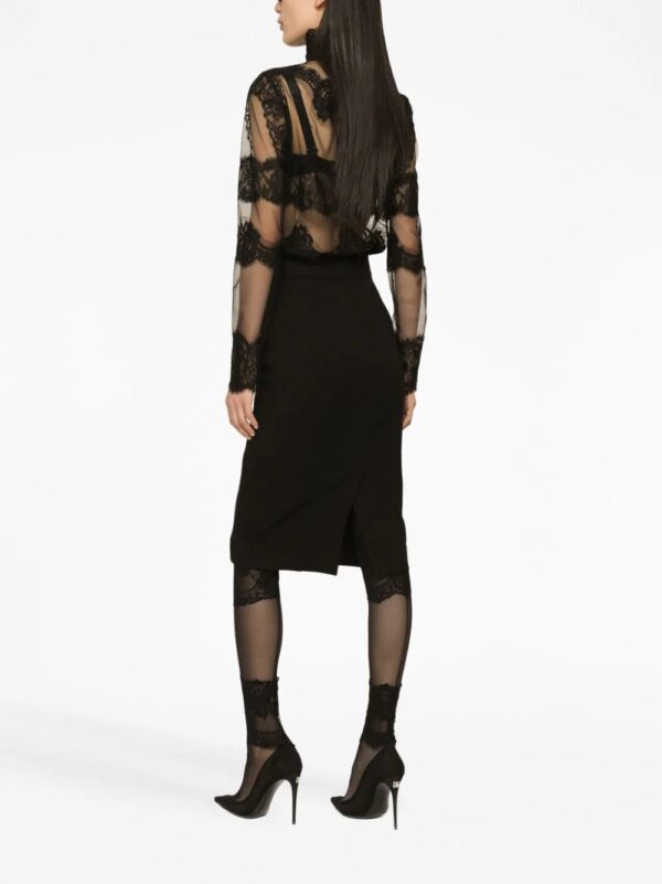 Dolce & Gabbana  high-waisted midi skirt - Image 4