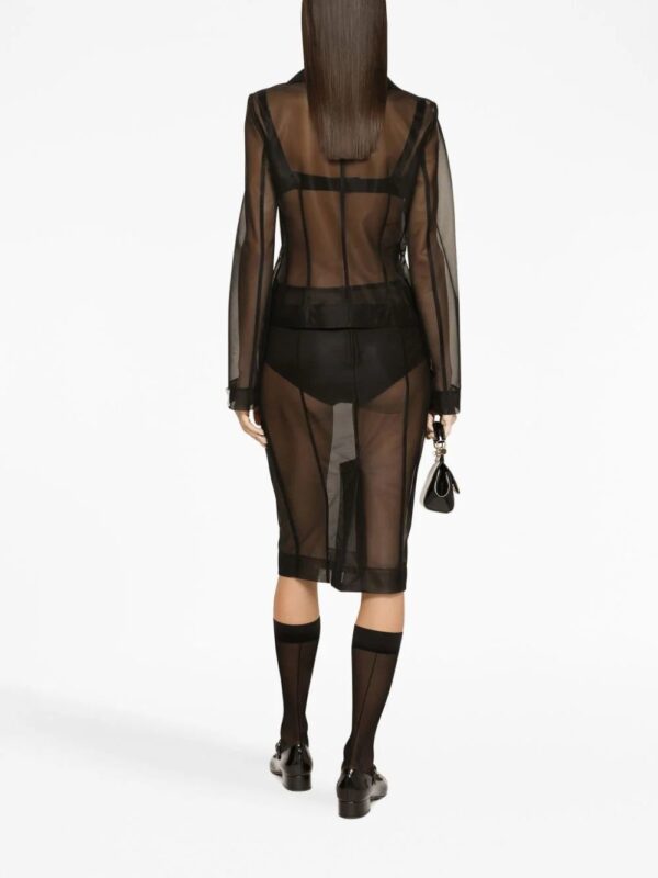 Dolce & Gabbana  sheer pencil skirt - Image 4