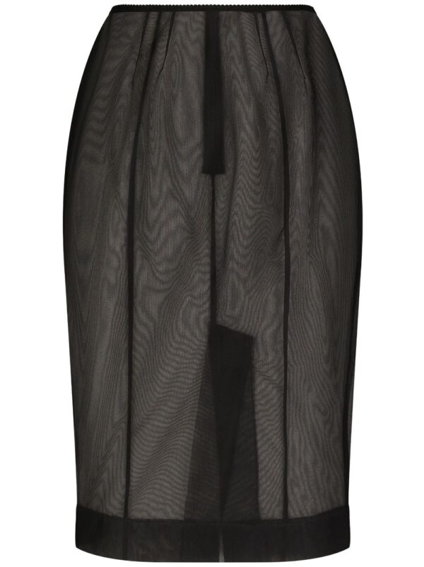 Dolce & Gabbana  sheer pencil skirt