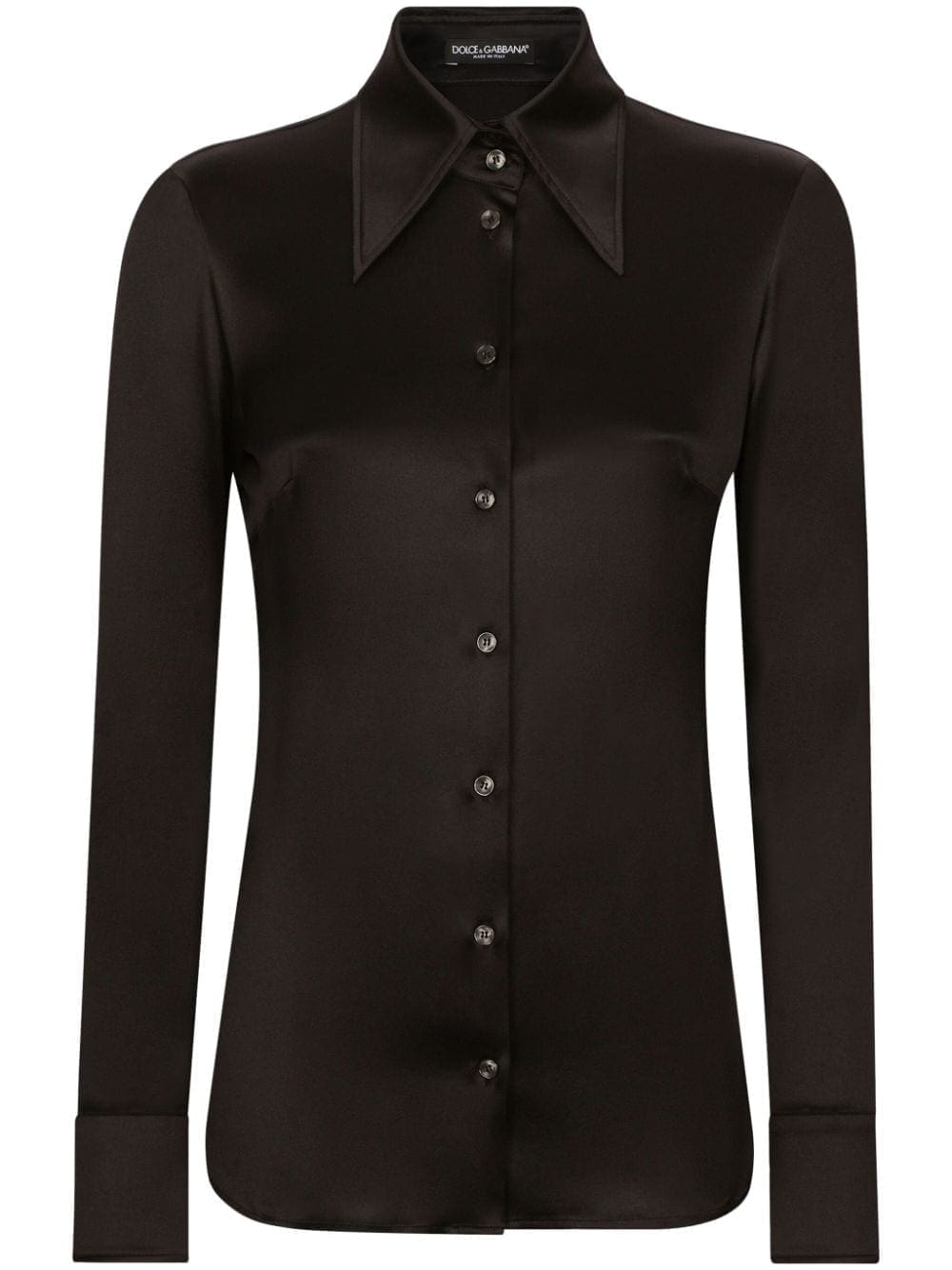 Dolce & Gabbana long-sleeve silk shirt