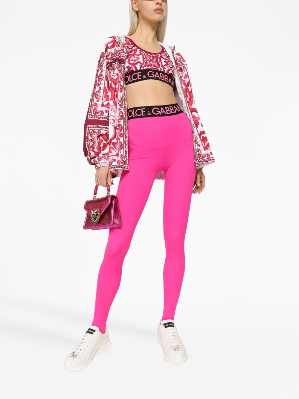 Dolce & Gabbana Majolica-print cropped top - Image 2