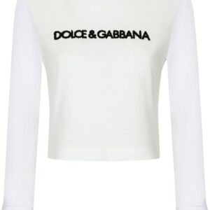Dolce & Gabbana logo-lettering long-sleeve T-shirt