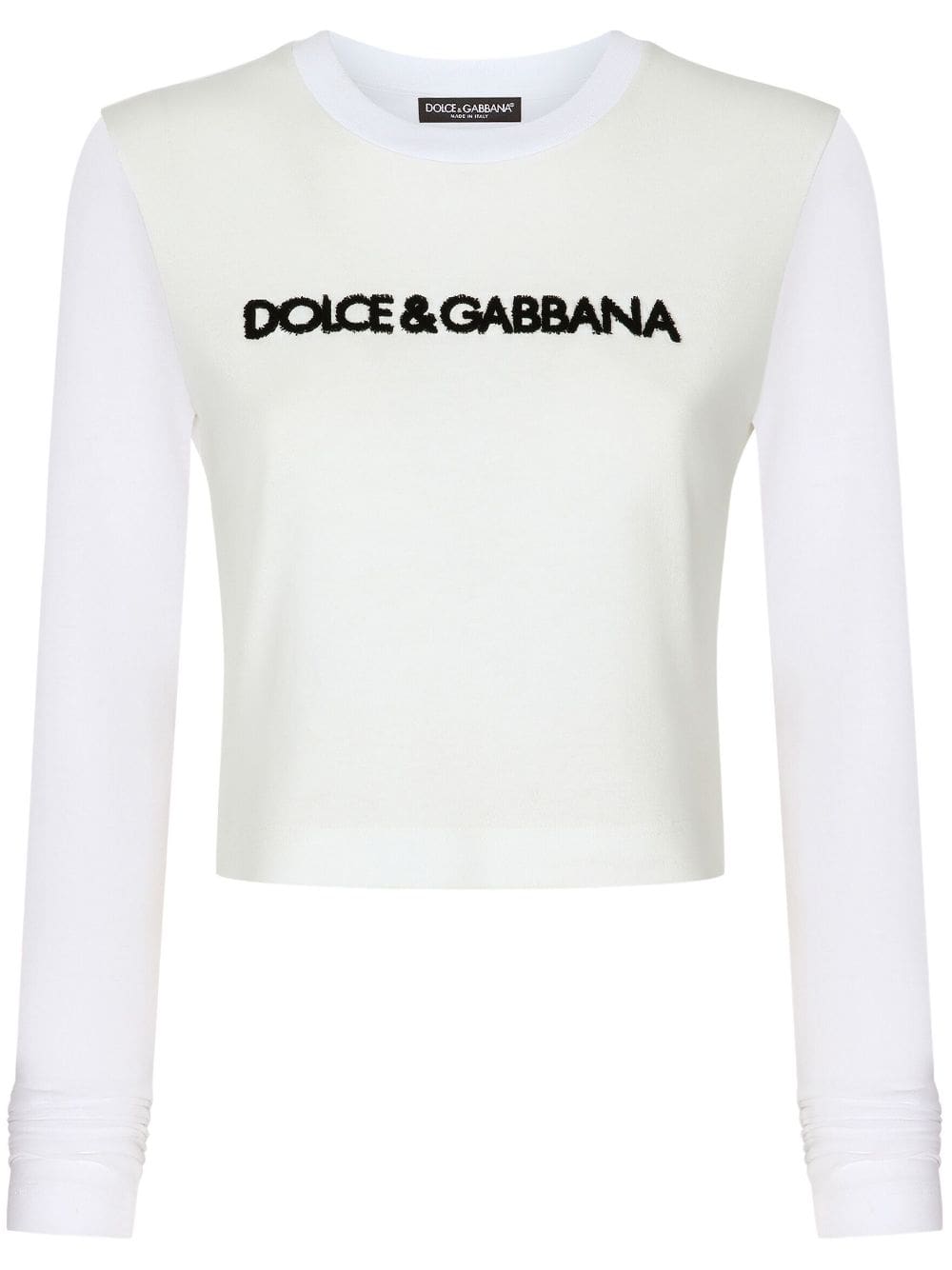 Dolce & Gabbana logo-lettering long-sleeve T-shirt