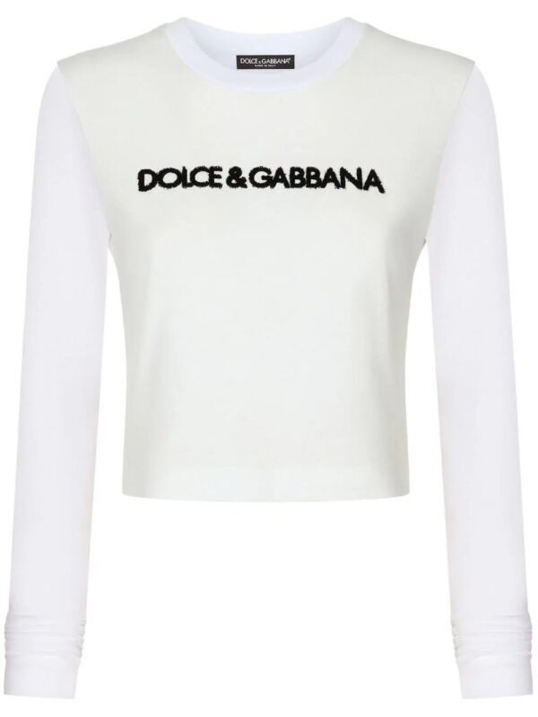 Dolce & Gabbana  logo-lettering long-sleeve T-shirt