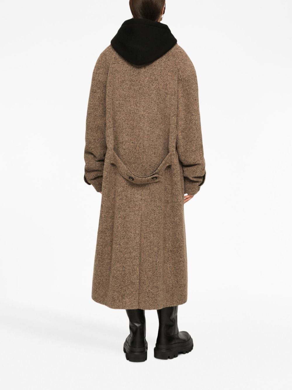 Dolce & Gabbana logo-patch cotton hoodie - Image 4