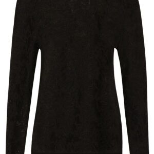 Dolce & Gabbana round-neck sheer top