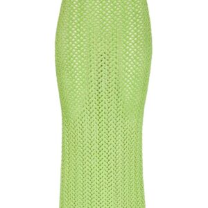 Dolce & Gabbana  DG Logo open-knit skirt