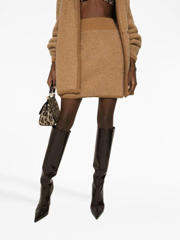 Dolce & Gabbana  high-waisted knitted skirt - Image 4