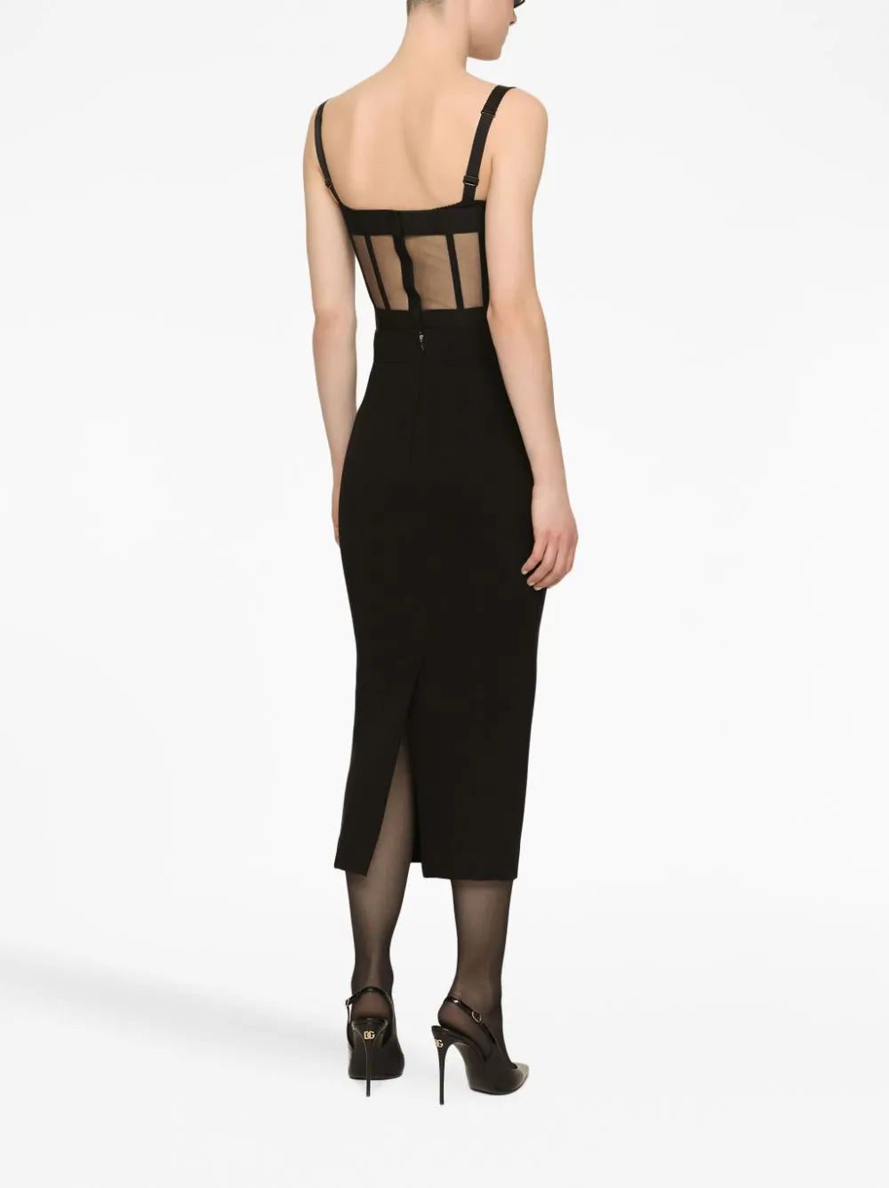 Dolce & Gabbana boned-bodice cropped tank top - Image 4