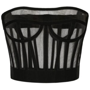 Dolce & Gabbana  boned-bodice cropped tank top