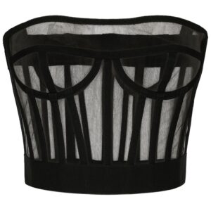Dolce & Gabbana boned-bodice cropped tank top
