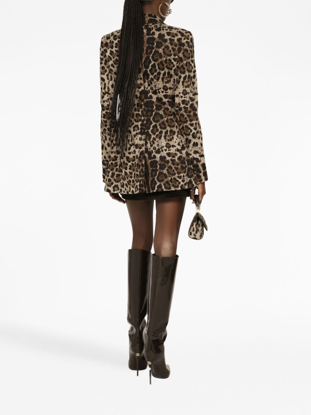 Dolce & Gabbana logo-embroidered stretch-cotton T-shirt - Image 4