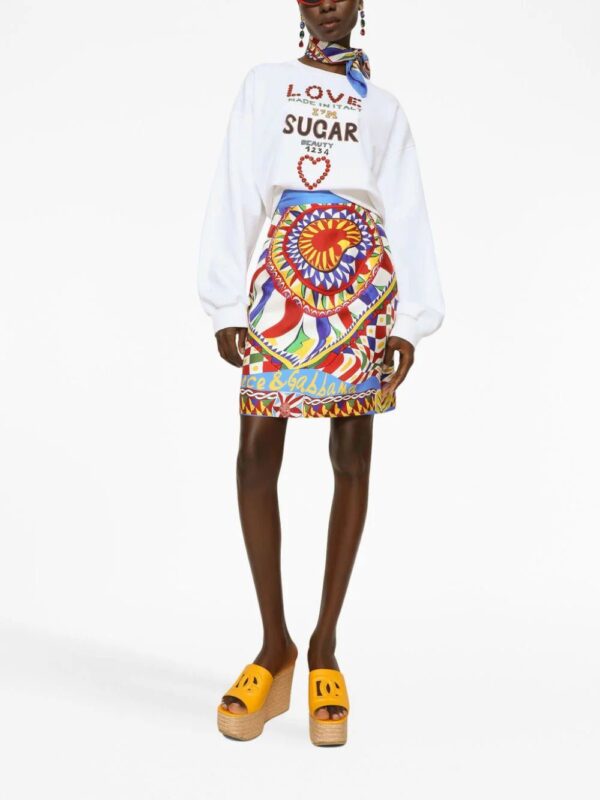 Dolce & Gabbana  crystal-embellished sweatshirt - Image 2