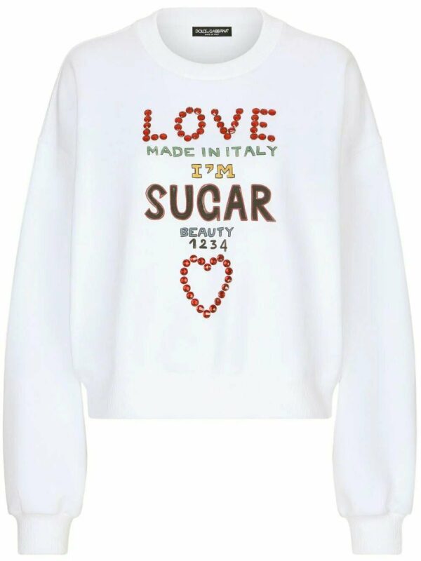 Dolce & Gabbana  crystal-embellished sweatshirt