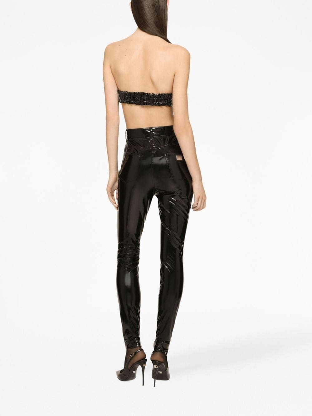 Dolce & Gabbana high-shine bustier top - Image 3