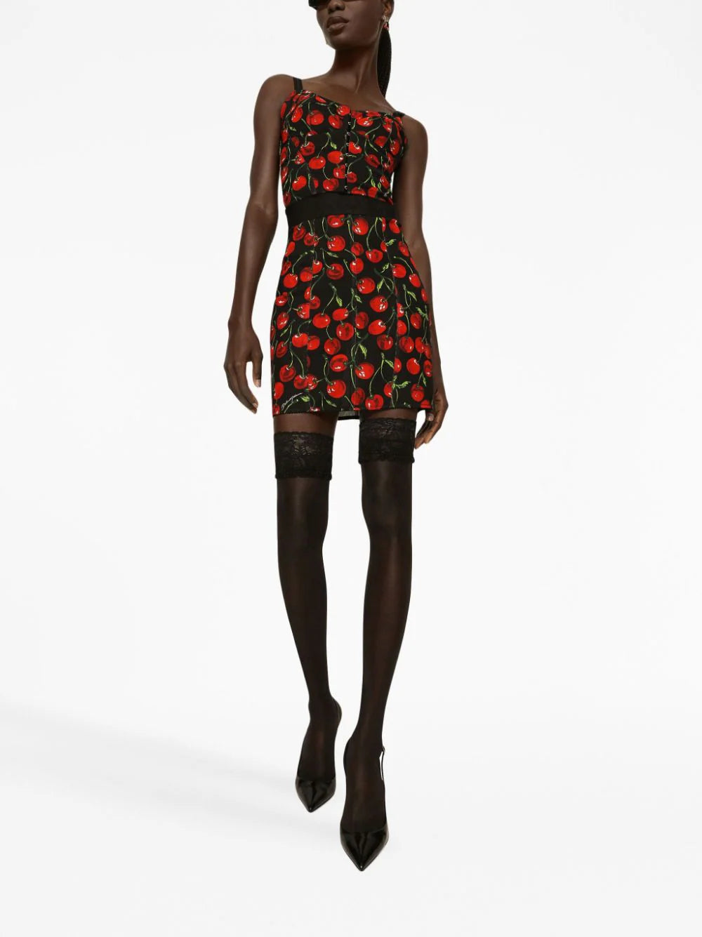 Dolce & Gabbana cherry-print bustier top - Image 3