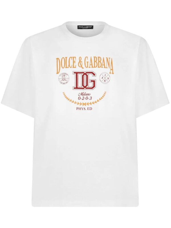 Dolce & Gabbana  Interlock logo-print T-shirt