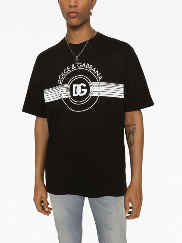 Dolce & Gabbana  logo-print cotton T-shirt - Image 4