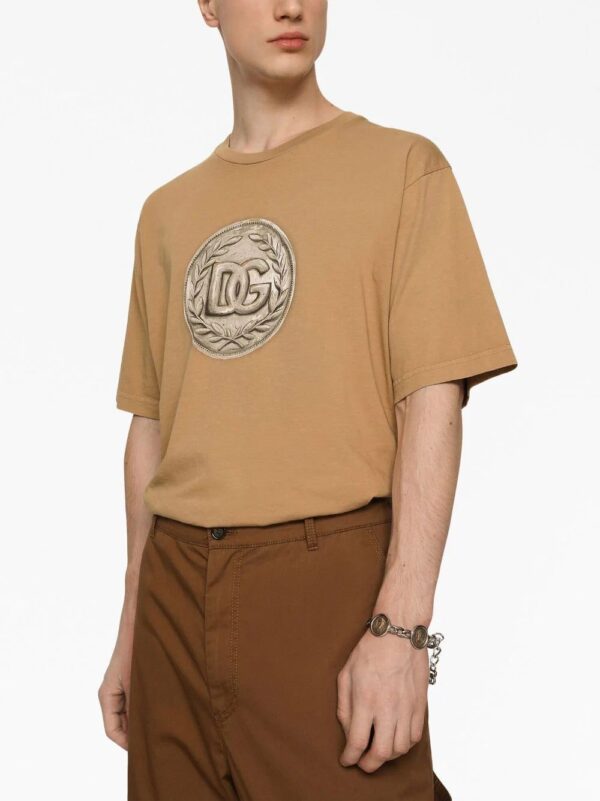 Dolce & Gabbana  coin-print cotton T-shirt - Image 3