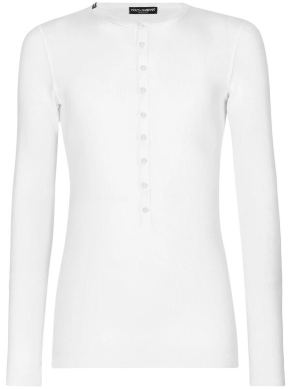 Dolce & Gabbana  long-sleeve button-fastening top