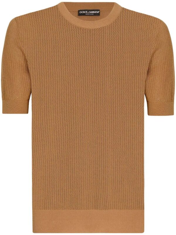 Dolce & Gabbana  short-sleeve knitted T-shirt