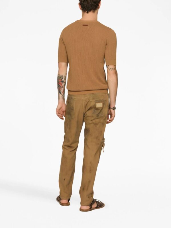 Dolce & Gabbana  short-sleeve knitted T-shirt - Image 4
