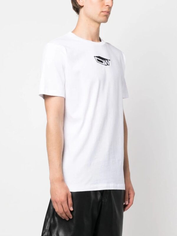 Off-White  graphic-print cotton T-shirt - Image 3