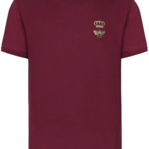 Dolce & Gabbana motif-embroidered cotton T-shirt