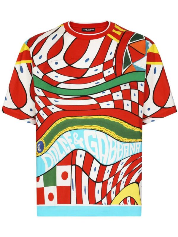 Dolce & Gabbana  graphic-print cotton T-shirt