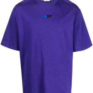 Off-White  embroidered-logo cotton T-shirt