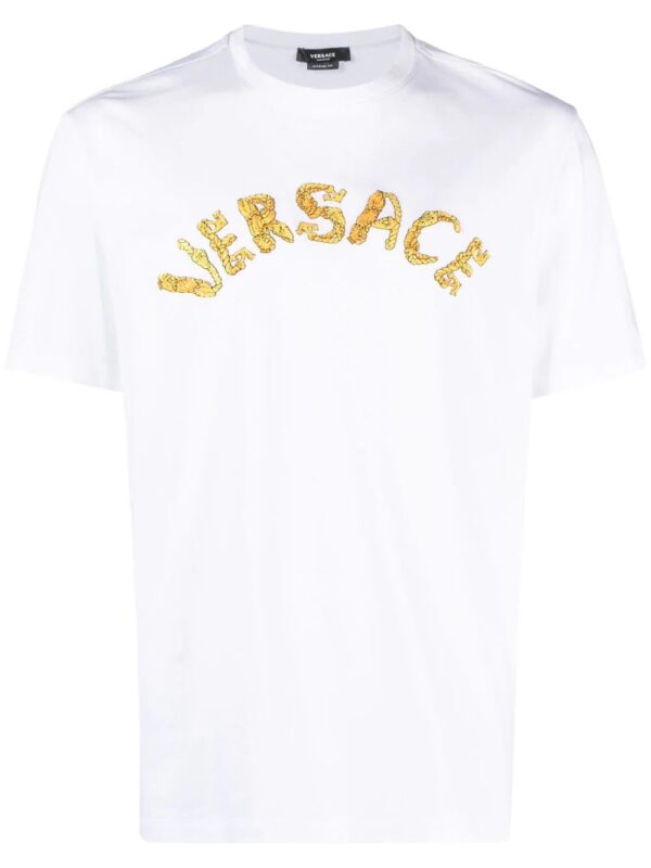 Versace  Seashell Baroque cotton T-Shirt