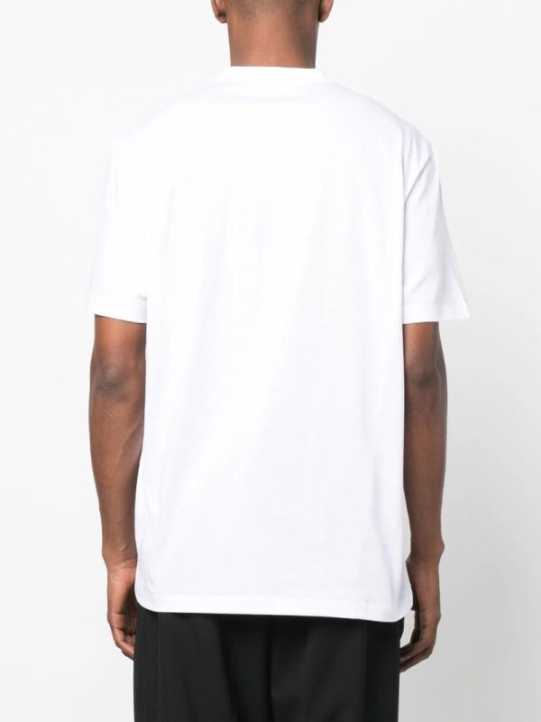 Versace  Seashell Baroque cotton T-Shirt - Image 4