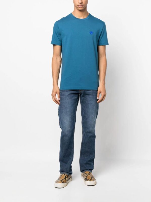 Versace  Medusa embroidered T-Shirt - Image 2