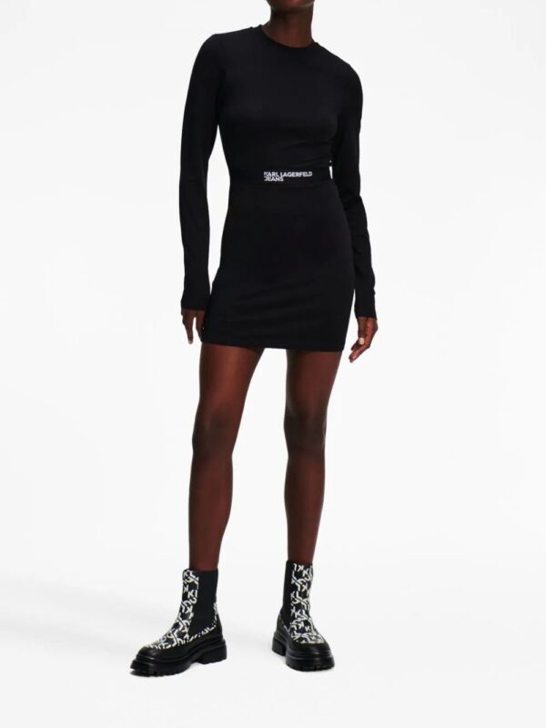 Karl Lagerfeld Jeans  logo-print belted minidress - Image 2