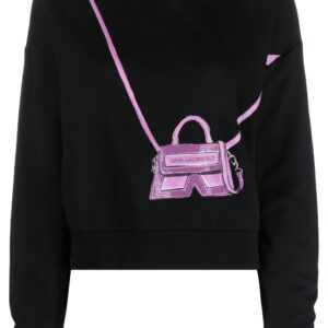 Karl Lagerfeld  IKON/K Bag print hoodie