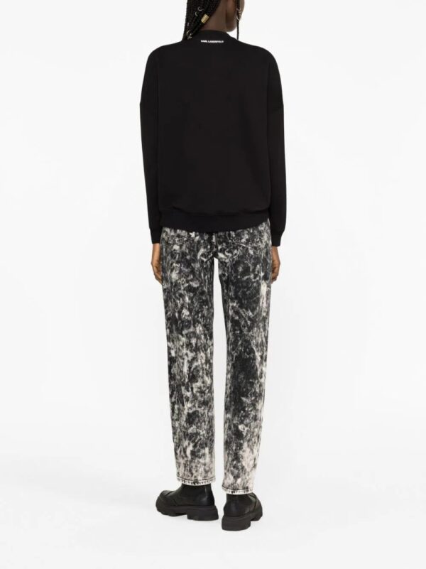 Karl Lagerfeld  logo-studded sweatshirt - Image 4