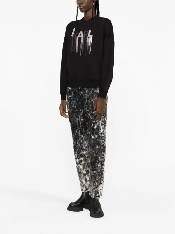 Karl Lagerfeld  logo-studded sweatshirt - Image 2