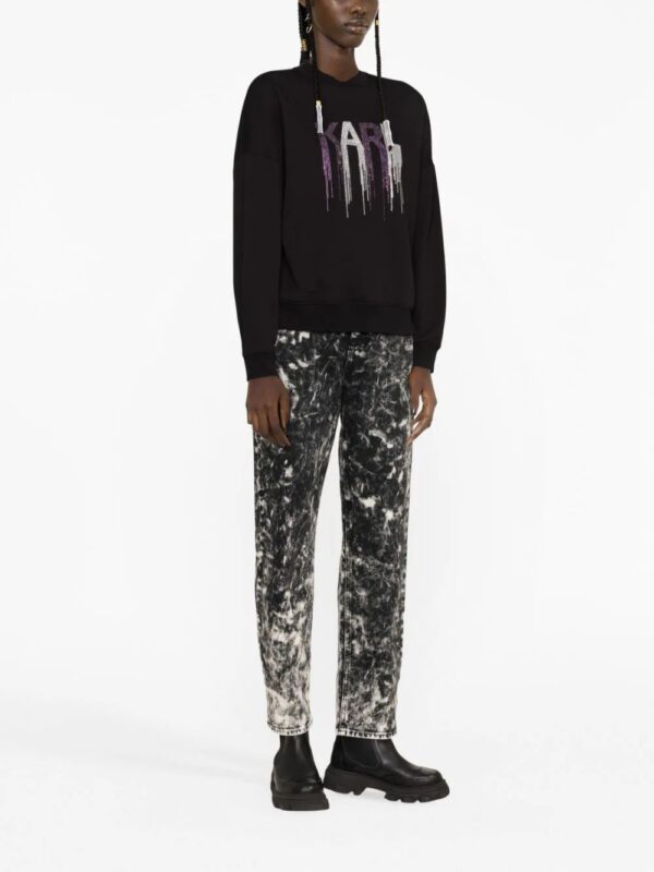 Karl Lagerfeld  logo-studded sweatshirt - Image 3