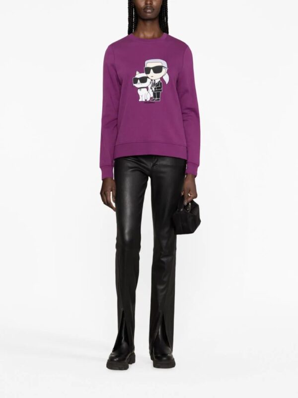 Karl Lagerfeld  Ikonik 2.0 cotton sweatshirt - Image 2