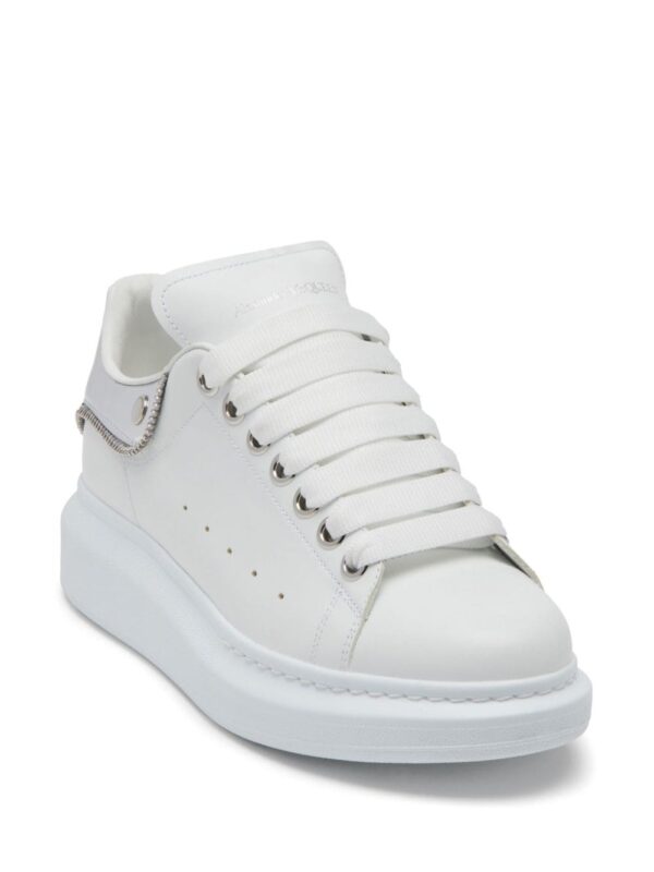 Alexander McQueen Oversized leather sneakers - Image 2