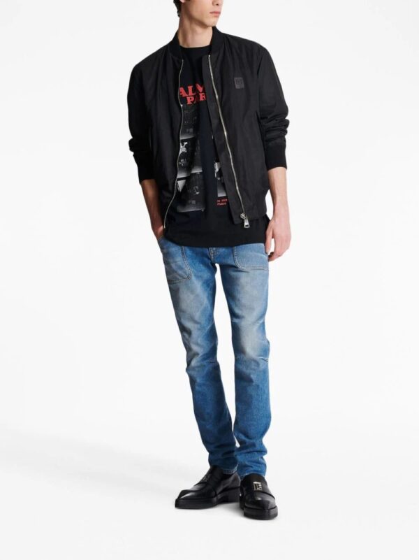 Balmain  logo-print organic cotton T-shirt - Image 2
