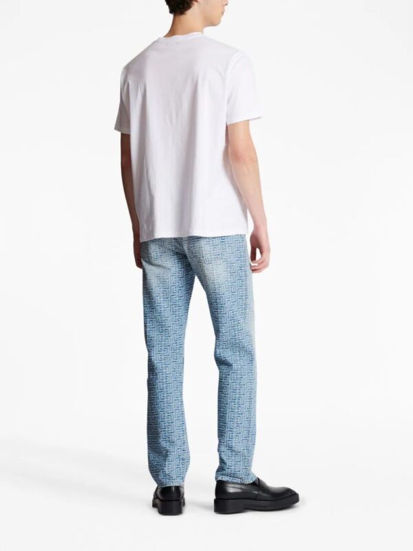Balmain  70s logo-print T-shirt - Image 4