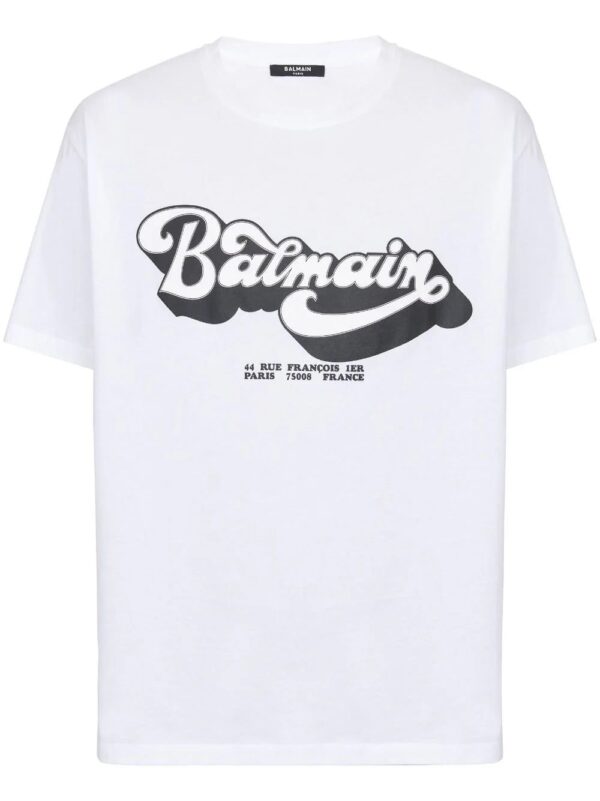 Balmain  70s logo-print T-shirt