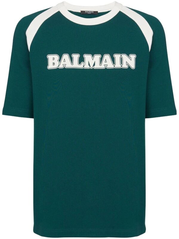 Balmain  Retro logo-print T-shirt