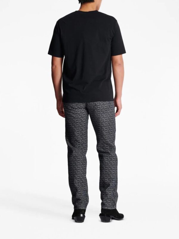 Balmain  Coin Flock round-neck T-shirt - Image 4