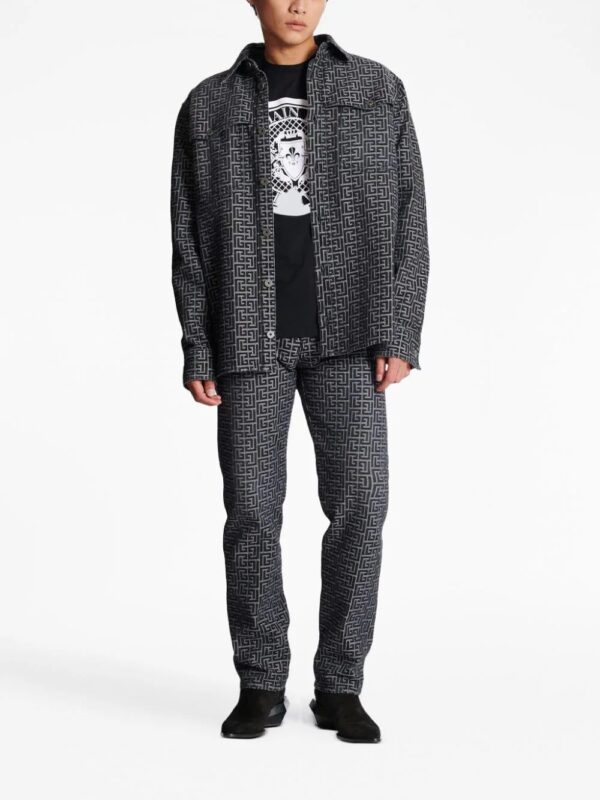 Balmain  Coin Flock round-neck T-shirt - Image 2