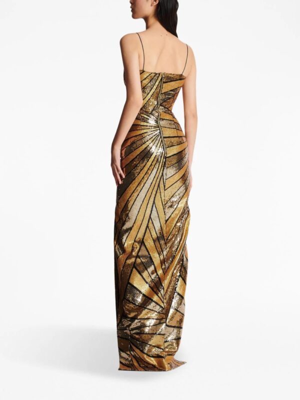Balmain  sequin-embellishment maxi dress - Image 4