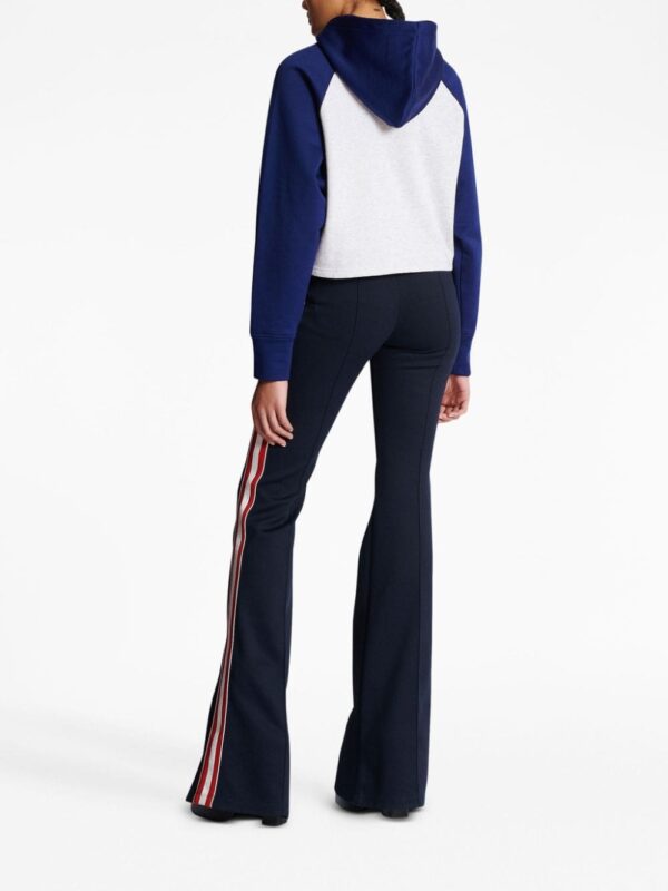 Balmain logo-print raglan-sleeve hoddie - Image 4