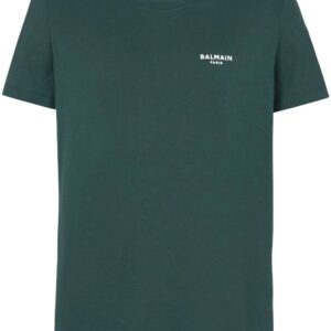 Balmain  logo-print short-sleeved cotton T-shirt
